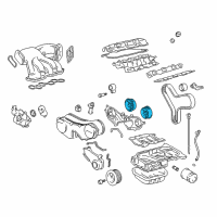 OEM Toyota Camry Timing Gear Set Diagram - 13523-20020