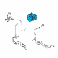 OEM Toyota Tundra Power Steering Pump Diagram - 44310-0C110