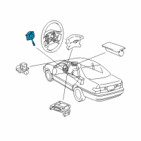 OEM Toyota Sienna Clock Spring Diagram - 84306-35011