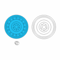 OEM Scion xB Wheel, Alloy Diagram - PT904-52080