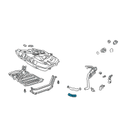OEM Toyota Celica Support, Fuel Tank Filler Pipe Diagram - 77229-20120