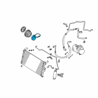 OEM Toyota RAV4 Clutch Coil Diagram - 88411-42010