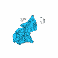 OEM Toyota Sienna Water Pump Housing Diagram - 16032-F0010
