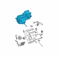 OEM Toyota Sienna AC Assembly Diagram - 87050-08060