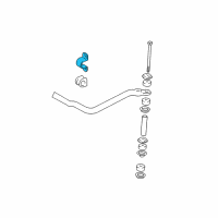 OEM Toyota Stabilizer Bar Bracket Diagram - 48823-35050
