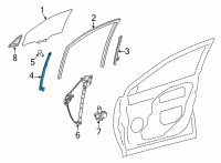 OEM Toyota Venza Guide Channel Diagram - 67401-48010
