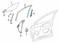 OEM Toyota Venza Guide Channel Diagram - 67403-0R080