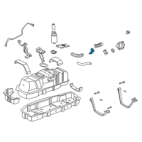 OEM Toyota Tundra Support, Fuel Tank Filler Pipe Diagram - 77204-0C040