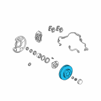 OEM Toyota Rotor Diagram - 43512-0C011