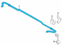 OEM Toyota 86 Stabilizer Bar Diagram - SU003-06461