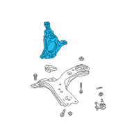 OEM Toyota Camry Knuckle Diagram - 43212-06260