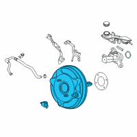 OEM Toyota Yaris Booster Diagram - 44610-WB002