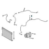 OEM Toyota C-HR Pressure Sensor Diagram - 88719-F4010
