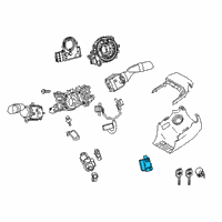 OEM Toyota Camry Interlock Solenoid Diagram - 85432-06040