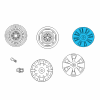 OEM Scion xB Wheel Cover Diagram - 08402-52830