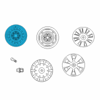 OEM Scion xB Wheel, Steel Diagram - 42611-52120