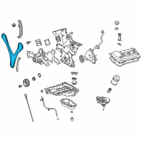 OEM Toyota 4Runner Timing Chain Diagram - 13506-AD010