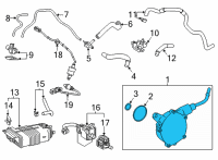 OEM Toyota Vacuum Pump Diagram - 29300-0P011