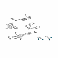 OEM Toyota Hanger Insulator Diagram - 17565-07040