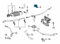 OEM Toyota Venza Vapor Valve Diagram - 77070-48010
