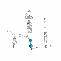 OEM Toyota Sequoia Stabilizer Link Diagram - 48810-0C010