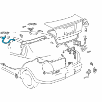 OEM Toyota Prius Hinge Diagram - 64503-47010