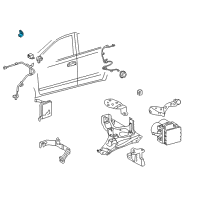 OEM Toyota Avalon Steering Sensor Assembly Diagram - 89245-07020