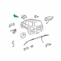 OEM Toyota Land Cruiser Front Sensor Diagram - 89173-69105