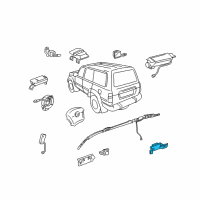 OEM Toyota Land Cruiser Side Sensor Diagram - 89830-60010