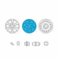 OEM Toyota Solara Rim, Wheel Diagram - 42611-06130