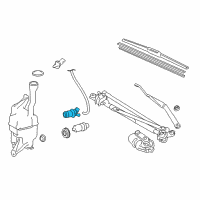 OEM Toyota Corolla Front Washer Pump Diagram - 85330-06070
