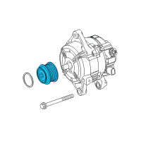 OEM Toyota Pulley Diagram - 27415-0T031