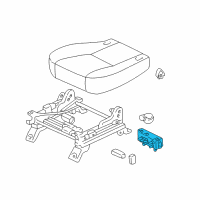 OEM Toyota Sienna Seat Switch Diagram - 84922-AA010
