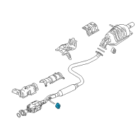 OEM Scion Converter & Pipe Insulator Diagram - 17565-WB003