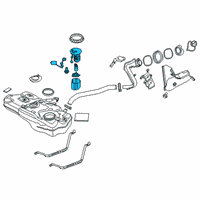 OEM Toyota Yaris iA Fuel Pump Diagram - 77020-WB001