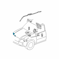 OEM Toyota Highlander Front Sensor Diagram - 89173-49265