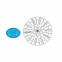 OEM Toyota Sienna Ornament Diagram - 42603-08030