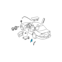 OEM Toyota Camry Side Sensor Diagram - 89860-06030