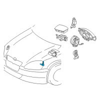 OEM Toyota Echo Front Sensor Diagram - 89174-59085