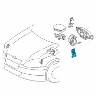 OEM Toyota Echo Side Sensor Diagram - 89830-0W010