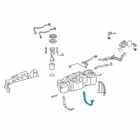 OEM Toyota Sequoia Band Sub-Assembly, Fuel Diagram - 77602-0C140