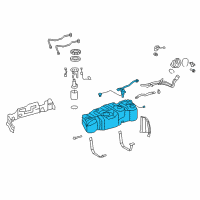 OEM Toyota Sequoia Fuel Tank Diagram - 77001-0C070