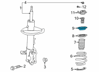 OEM Toyota Sienna Bearing Diagram - 48619-0R050