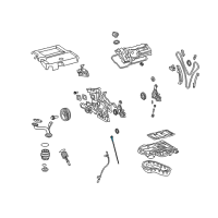 OEM Toyota Sienna Dipstick Diagram - 15301-0P020