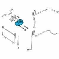 OEM Toyota Avalon Compressor Assembly Diagram - 88370-33020
