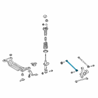 OEM Toyota Camry Front Arm Diagram - 48710-06150