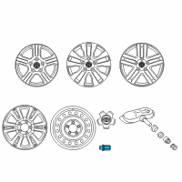 OEM Toyota Tundra Wheel, Spare Diagram - 42601-0C060