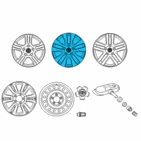 OEM Toyota Tundra Wheel, Alloy Diagram - 42611-0C120