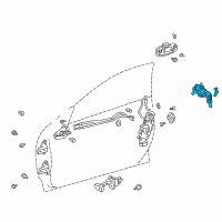OEM Toyota Celica Cylinder & Keys Diagram - 69052-20430