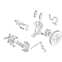 OEM Scion Wheel Stud Diagram - 90118-WB772